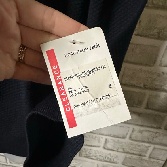 nwt A.P.C. Diamond Matelasse Pullover Dark Navy Men size S - Picture 13 of 15